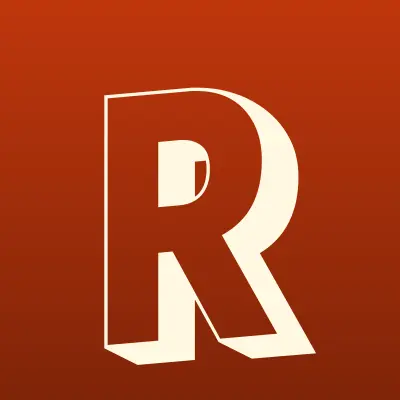 РОСА, сеть салонов цветов, лого-визитка