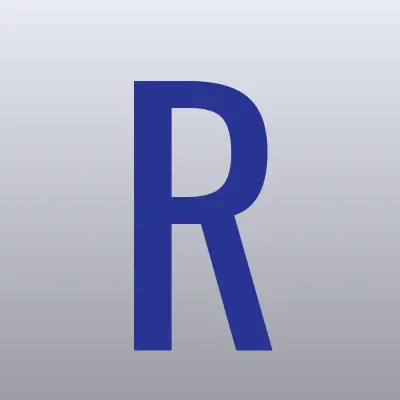 РОСА, сеть салонов цветов, лого-визитка